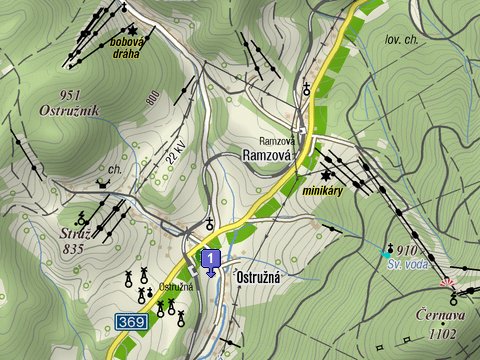 Mapa: Ostru�n�